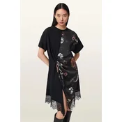 AllSaints asimetrična obleka LANA LACE