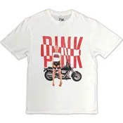 Pink Motorbike White L Majica