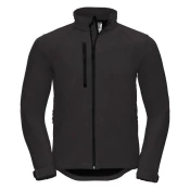 Mens Black Soft Shell Russell Jacket