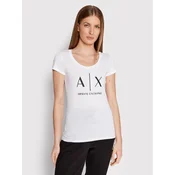 Armani Exchange Majica 8NYT70 YJ16Z 1000 Bela Slim Fit