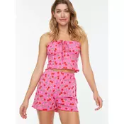 Trendyol Milla Ženski set pidžame Thmss22Pt0649, Roze