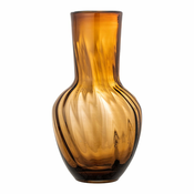 Smeda staklena rucno izradena vaza (visina 27 cm) Saiqa – Bloomingville