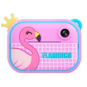 TechKidz Zoo Family Flamingo Wifi fotoaparat za takojšnje tiskanje za otroke, (5000299458)