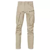 G-Star Raw hlače cargo ROVIC ZIP 3D STRAIGHT TAPERED Bež