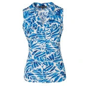KOROSHI Bluza modra/mornarska/bela