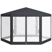 Homestar Vrtni paviljon 394x3412x250 cm temno siva