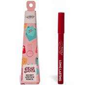 puroBIO Cosmetics Dear Santa SECRET dolgoobstojni svinčnik za ustnice v darilnem pakiranju odtenek 013 3 g