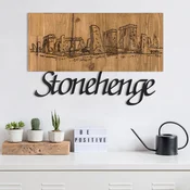 Wallity Zidna dekoracija Stonehenge, 58 x 38 cm, Crna