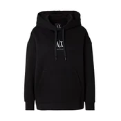 ARMANI EXCHANGE Majica črna/bela