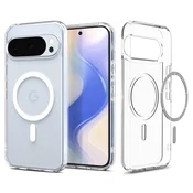 Ovitek Spigen Ultra Hybrid Mag za Google Pixel 10/10 Pro - clear/white