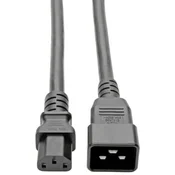 TRIPPLITE Tripp Lite napajalni kabel C20 do C13 za računalnike - visoko zmogljiv, 15 A, 100-250 V, 14 AWG, 2,1 metra, črn Tripp Lite P032-007 hladne naprave pod, (20461204)