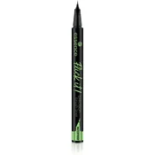 essence Flick it! precizno vodoodporno črtalo za oči odtenek 01 Black 0.5 ml