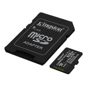 KINGSTON microSD kartica Canvas Select Plus, 512 GB, z adapterjem SD, SDCS3/512GB