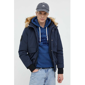 Jakna Superdry moška, mornarsko modra barva