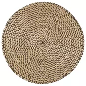 LÄTTAD Stoni podmetac, morska trava/crna, 37 cm