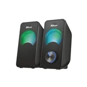 TRU Trust Arys - RGB LED illuminated 2.0 speaker set (black)