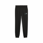 PUMA Deciji donji deo trenerke ESS+ 0 Col Logo Pants FL cl B crni