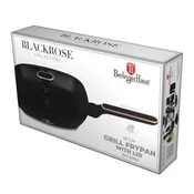 Berlingerhaus Ponev za žar s titanovo prevleko in pokrovom BH-8355 28 cm Black Rose Collection