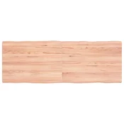 Stolna ploca svjetlosmeda 140x50x(2-4) cm obradena hrastovina