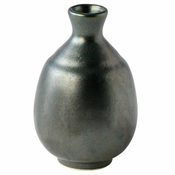 Sake steklenička DARK LUSTRE, črna, keramika, MIJ