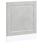 Vidaxl Plošča za pomivalni stroj Porto betonsko siv 60x1,5x57 cm