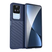 HURTEL Thunder Case etui Xiaomi Poco F4 5G silikonowy pancerny pokrowiec niebieskie