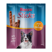 Ekonomično pakiranje Rocco Sticks - Govedina i piletina 3 x 12 komada (360 g)