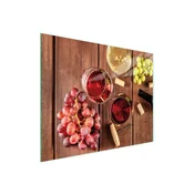 shumee STEKLENA REZALNA DESKA 52x40 VINO