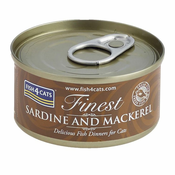 Fish4Dogs Fish4cats finest sardina s skua 70g