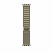 APPLE Watch 49mm Band: Olive Alpine Loop - Large ( mt5v3zm/a )