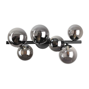 Ideal Lux - LED Nadgradni lestenec PERLAGE 6xG9/3W/230V črna