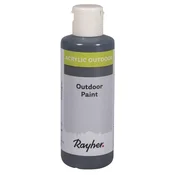 Rayher. Akrilna barva za zunanjo uporabo, temno siva, 80ml