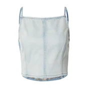 LEVIS  Top Square Neck Tank Top svetlo modra