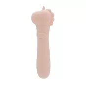 Unihorn USB Bullet vibrator s stimulatorjem klitorisa Heart Throb 11.5 cm