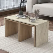 Hanah Home Set stocica za kafu, 3 komada, Bež