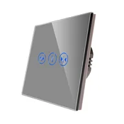 BingoElec WiFi touch prekidac za roletne i zavese, Sivi