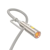 Hoco Vse-v-enem kabel USB-C/Lightning na USB-C/avtomobilski vžigalnik Hoco PD 3A 60 W, 1,2 m, U138, črn