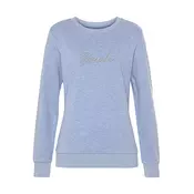 BENCH Sweater majica svijetloplava / srebro