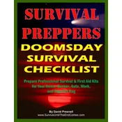 Survival Preppers Doomsday Survival Checklist: Prepare Professional Survival & First Aid Kits for Your Home, Bunker, Auto, Work, and Bug-Out Bag