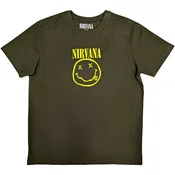 Nirvana Majica Yellow Smiley Green XL