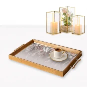 Aberto Design Poslužavnik TPEA9814 50 x 29 x 3.5 cm, Šareni