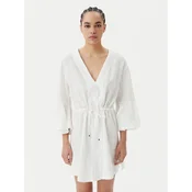 Maaji Obleka za na plažo Joy PT1970CPO010 Bela Regular Fit