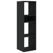 Ormaric za knjige crni 34x31x112 cm od konstruiranog drva