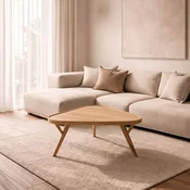 Hanah Home klub sto Alba 95, 95 cm, hrast