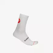 Castelli ENTRATA 12, muške čarape za biciklizam, bijela 4526034