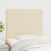 Uzglavlje krem boje 100x5x118/128 cm tkanina
