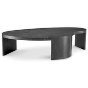 Casa Padrino luxury coffee table black gray 150 x 86 x H. 35 cm - Luxury living room table - Living room furniture - Hotel furniture - Luxury quality