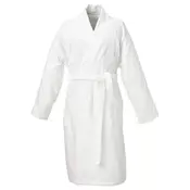 ROCKAN Bade-mantil, bela, L/XL