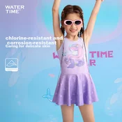Watertime Jednodelni kupaci kostim za devojcice, Ljubicasti
