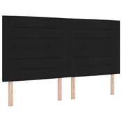 Uzglavlje Crna 180 cm tkanina